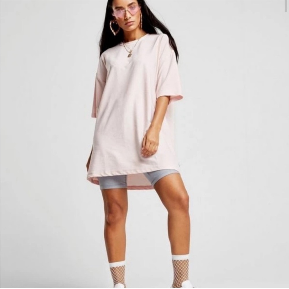 CONVERSE x Miley Cyrus Pink Shirt/Dress - Picture 3 of 14